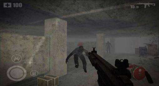 Gameplay screenshot from zombie whispers of the dead for Android