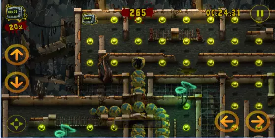 Gameplay screenshot from Zombillie for Android