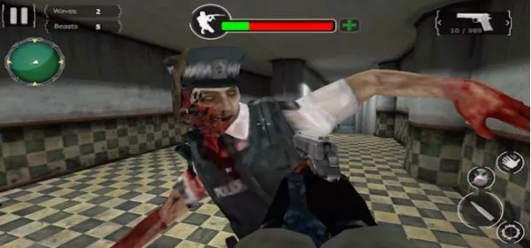 Gameplay screenshot from z war zombie survival for Android