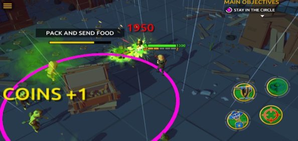 Gameplay screenshot from zombie blast crew for Android