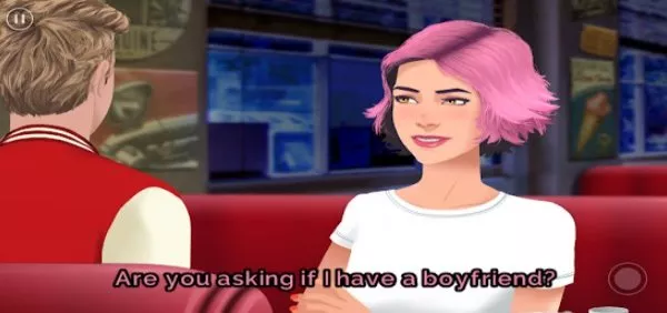 Gameplay screenshot from zoe interactive story for Android