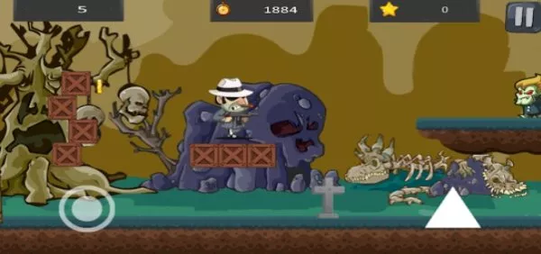 Gameplay screenshot from zombies world pro for Android