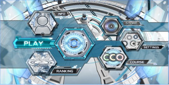 Gameplay screenshot from zyon rhythmgame for Android