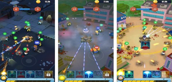 Gameplay screenshot from zombie siege defense for Android