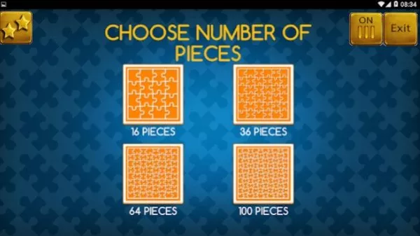 Gameplay screenshot from zoo 7 golden jigsaw puzzle for Android