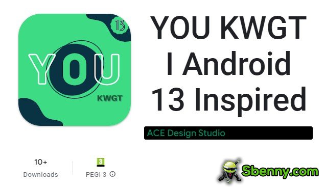 tu kwgt ho Android 13 ispirato
