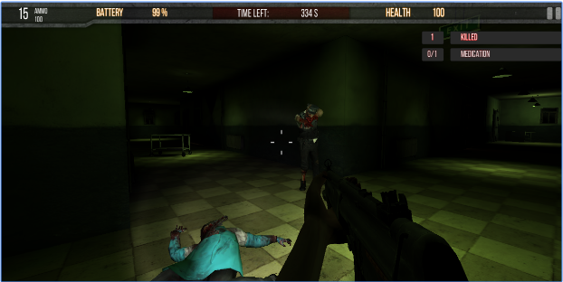 Gameplay screenshot from Zombie Hospital for Android