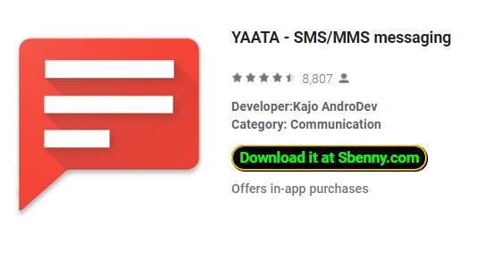 Yaata SMS Nachricht