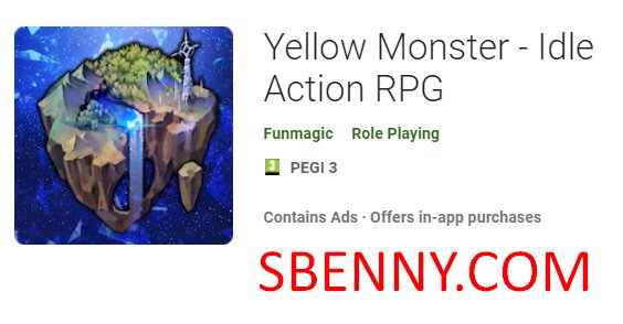 rpg monstruo amarillo de acción inactiva
