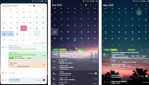 Gameplay screenshot from your calendar widget for Android