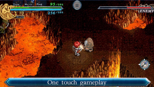 Gameplay screenshot from ys chronicles Ii for Android