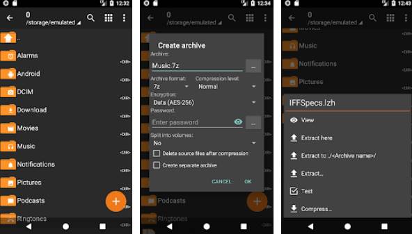 Gameplay screenshot from zArchiver donate for Android