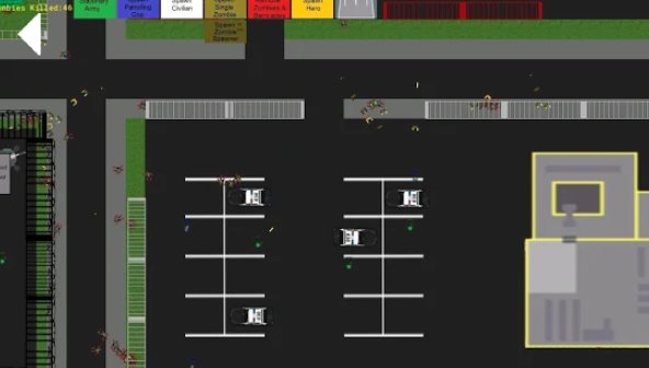 Gameplay screenshot from zas zombie apocalypse simulator for Android
