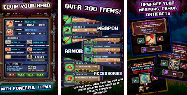 Gameplay screenshot from zawia rpg for Android