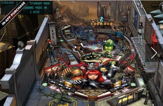 Gameplay screenshot from zen pinball for Android