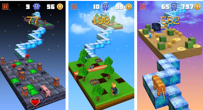 Gameplay screenshot from zigzag crossing for Android