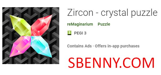 puzzle de cristal de zircon