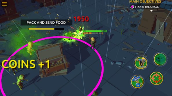 Gameplay screenshot from zombie blast crew for Android