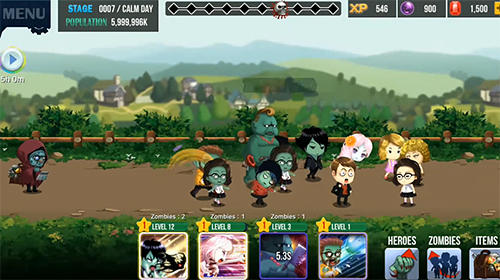 Gameplay screenshot from zombie corps idle rpg for Android