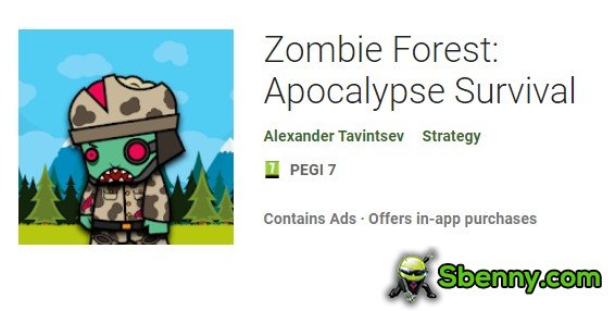 survie de l'apocalypse de la forêt zombie