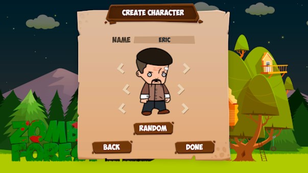 Gameplay screenshot from zombie forest hd survival for Android