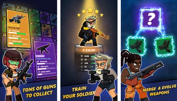 Gameplay screenshot from zombie idle defense for Android