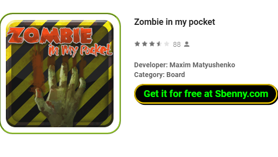 zombie dans ma poche