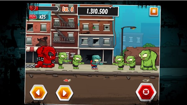 Gameplay screenshot from zombie infection for Android