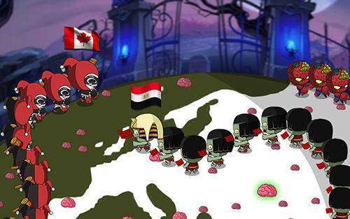 Gameplay screenshot from zombie io slither hunter for Android