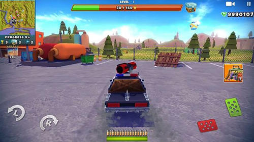Gameplay screenshot from zombie offroad Safari for Android