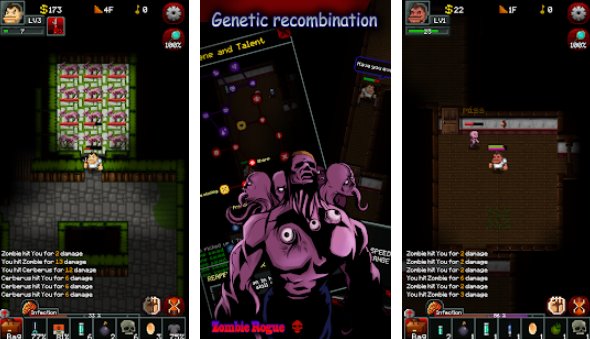 Gameplay screenshot from zombie rogue for Android