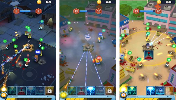 Gameplay screenshot from zombie siege defense for Android