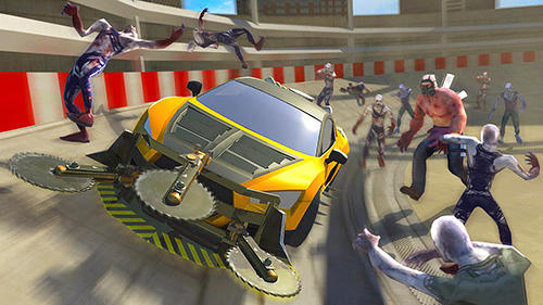 Gameplay screenshot from zombie smash road kill for Android