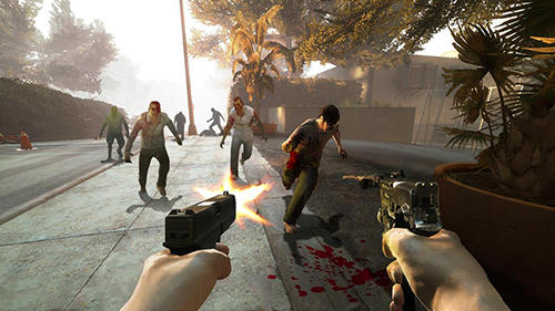Gameplay screenshot from zombie sniper evil hunter for Android