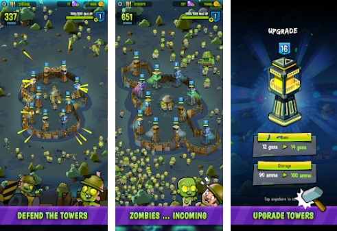 torres de zombies MOD APK Android