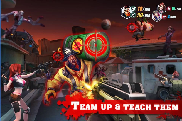 Gameplay screenshot from zombie trigger for Android