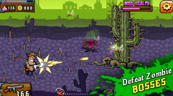 Gameplay screenshot from zombie west dead frontier for Android