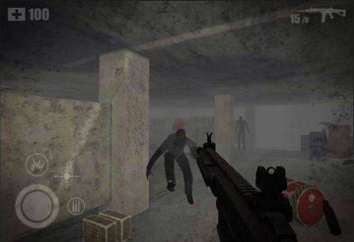 Gameplay screenshot from zombie whispers of the dead for Android