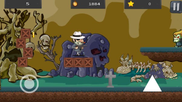 Gameplay screenshot from zombies world pro for Android