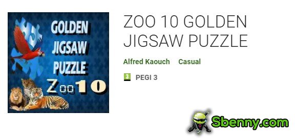 puzzle zoo 10 doré