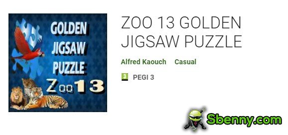 puzzle zoo 13 doré