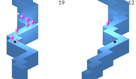 Gameplay screenshot from zigzag for Android