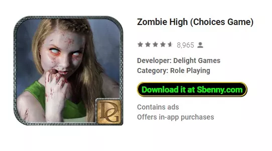 zombie high choices game