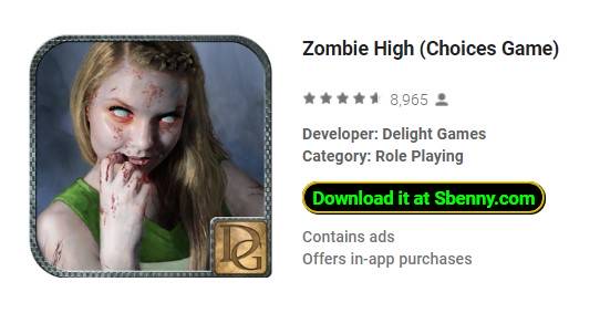 zombie high choices game