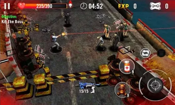 Gameplay screenshot from zombie overkill 3d for Android