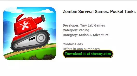  Zombie Survival Games: Pocket Tanks Battle