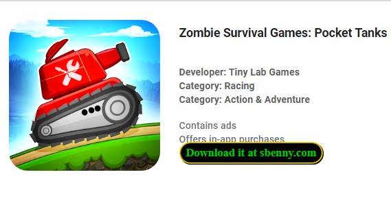  Zombie Survival Games: Pocket Tanks Battle