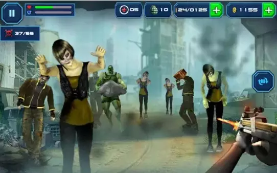 Gameplay screenshot from zombie trigger undead strike for Android