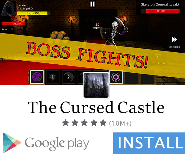 Niżżel issa The Cursed Castle - RPG onlajn fuq Google Play