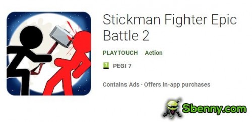 Stickman Fighter Epic Battle 2 MOD APK